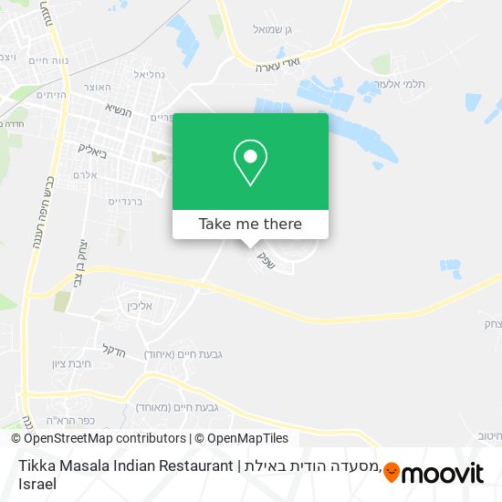 Tikka Masala Indian Restaurant | מסעדה הודית באילת map