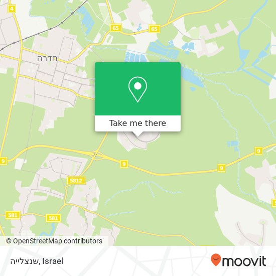 שנצלייה, הפרדס חדרה, חדרה map