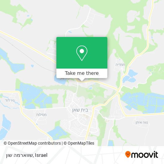 שווארמה שון map