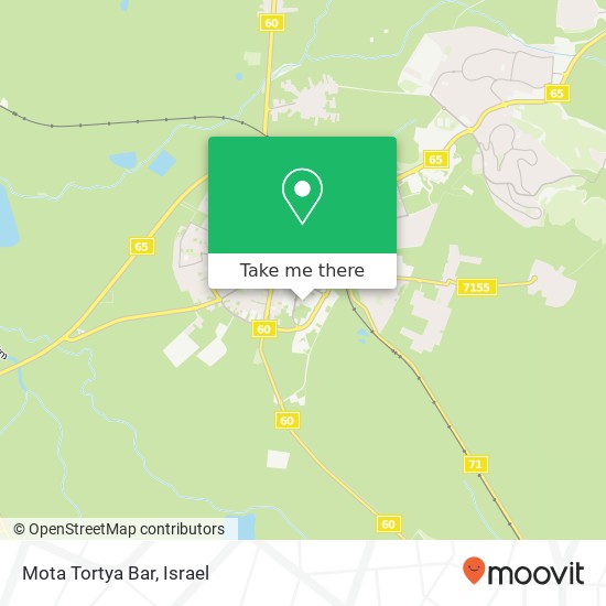 Карта Mota Tortya Bar, חנקין יהושע עפולה, 18000