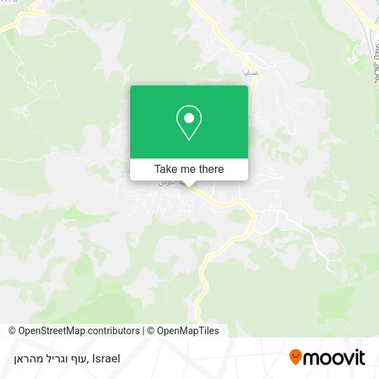עוף וגריל מהראן map