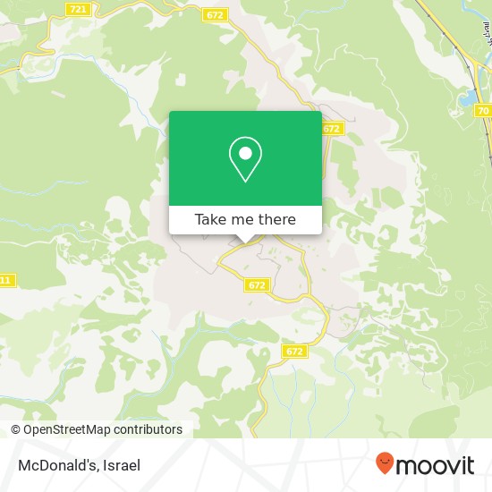 McDonald's, דאלית אל כרמל, חיפה, 30056 map