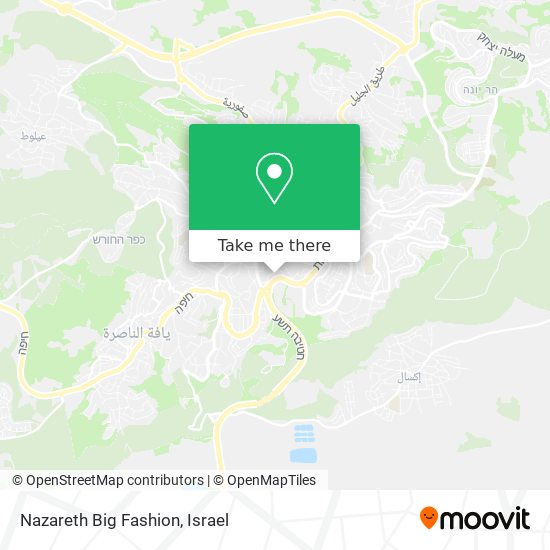 Nazareth Big Fashion map