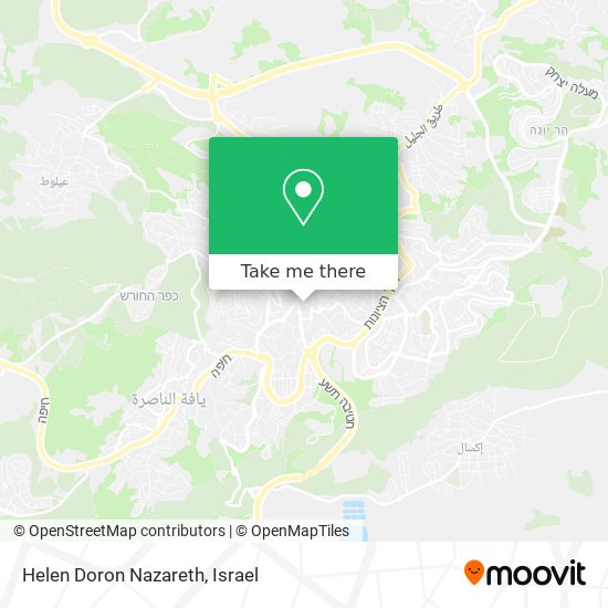 Helen Doron Nazareth map
