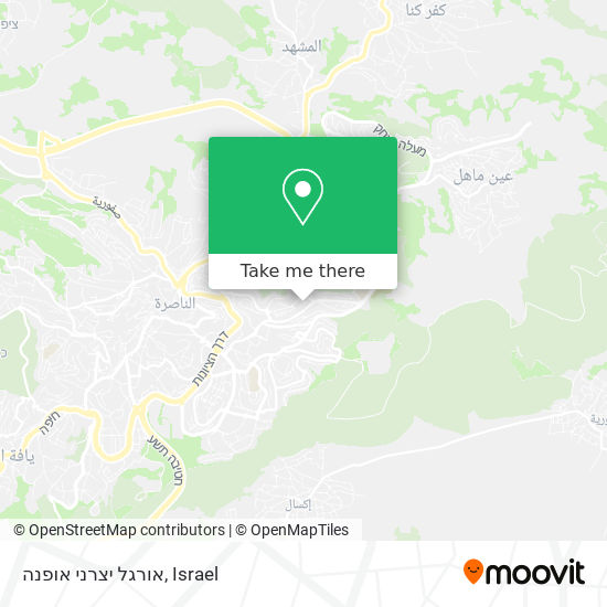 אורגל יצרני אופנה map