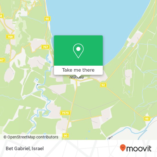 Карта Bet Gabriel