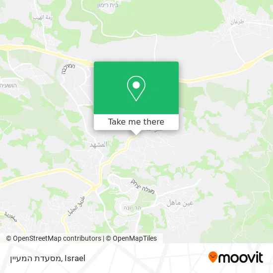 Карта מסעדת המעיין