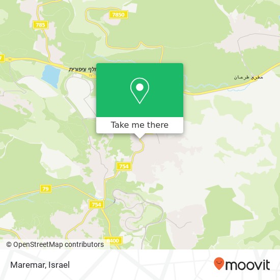 Maremar, 754 כפר כנא, יזרעאל, 16930 map