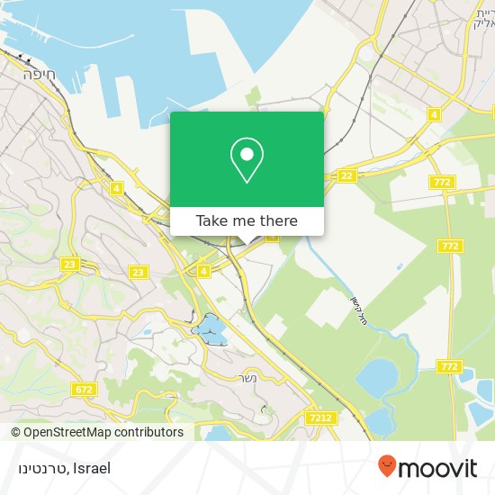 Карта טרנטינו, חיפה, חיפה, 30000
