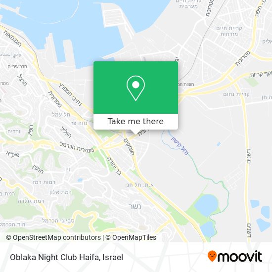 Карта Oblaka Night Club Haifa