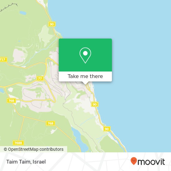 Карта Taim Taim, הרב רפאל ביבאס טבריה, 14000