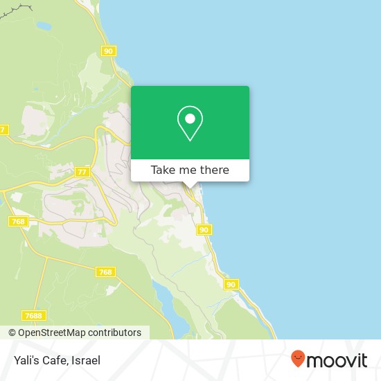 Карта Yali's Cafe, הבנים טבריה, 14000