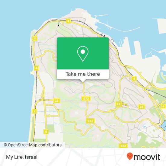 Карта My Life, שדרות מוריה חיפה, חיפה, 34571