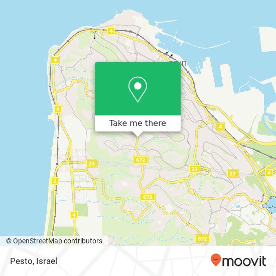 Pesto, שדרות מוריה 29 כרמל מרכזי, חיפה, 34571 map