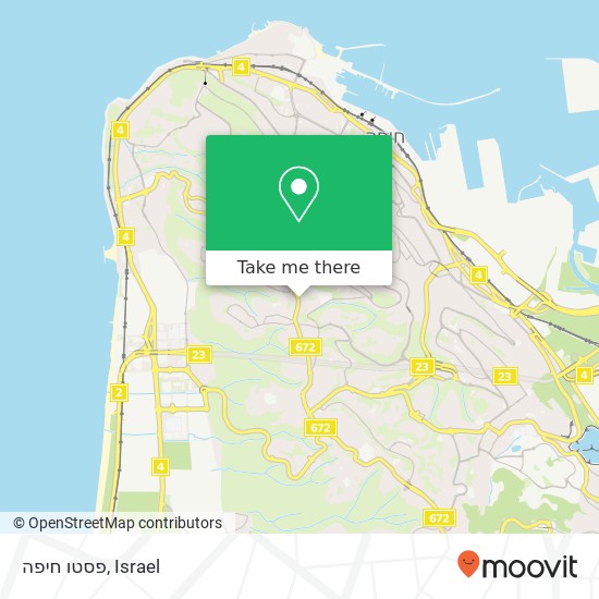 פסטו חיפה, שדרות מוריה 29 כרמל מרכזי, חיפה, 34571 map