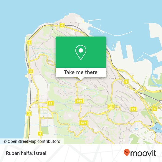 Ruben haifa, שדרות הנשיא חיפה, חיפה, 34634 map