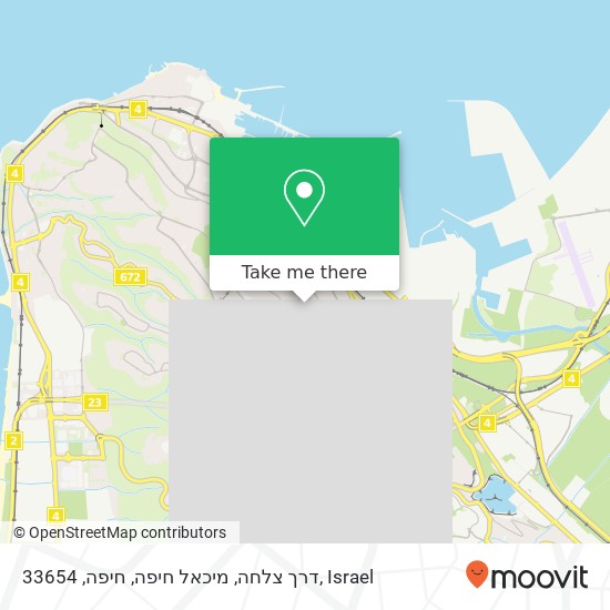 Карта דרך צלחה, מיכאל חיפה, חיפה, 33654