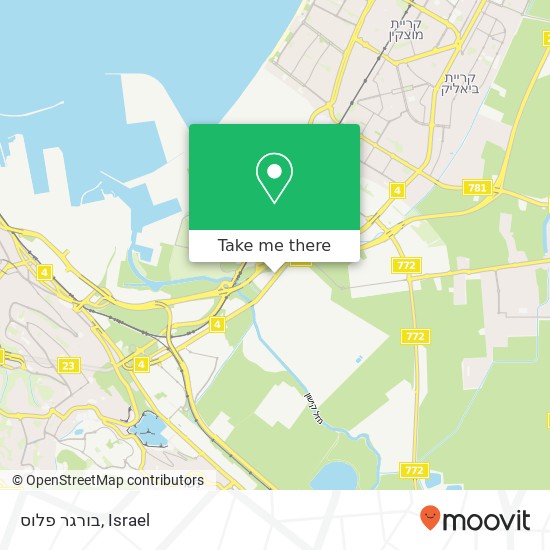 בורגר פלוס, שדרות ההסתדרות 157 חיפה, חיפה, 30000 map