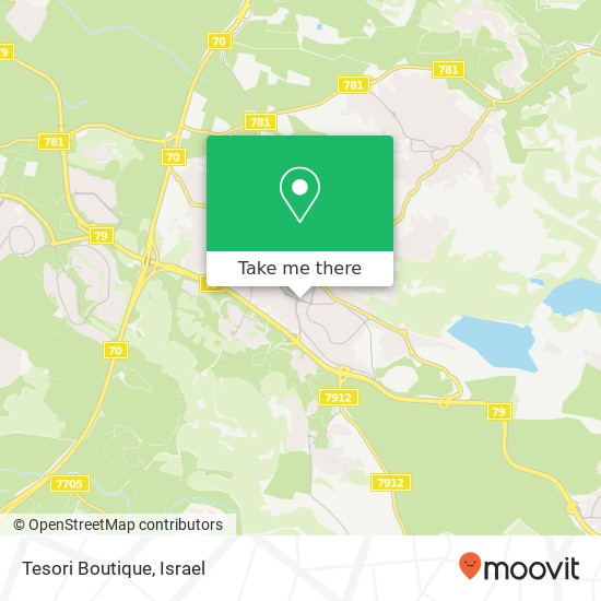 Карта Tesori Boutique, דאהוד סולימאן תלחמי שפרעם, 20200