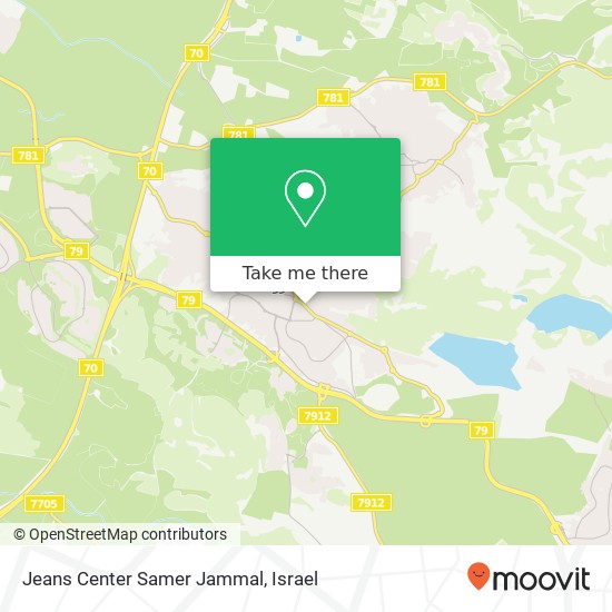 Карта Jeans Center Samer Jammal, תופיק זיאד שפרעם, עכו, 20200