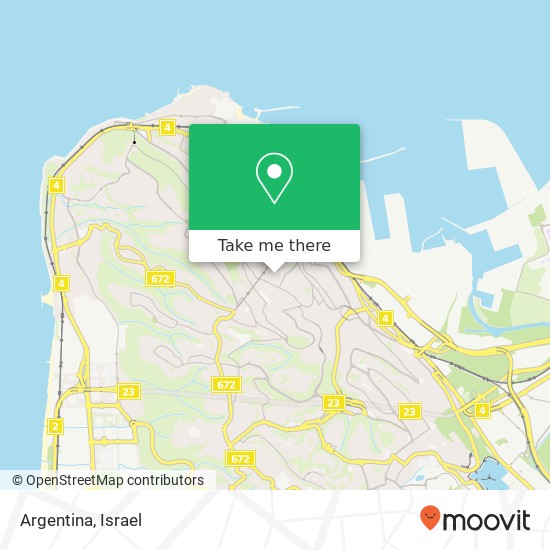 Карта Argentina, מסדה חיפה, חיפה, 33074
