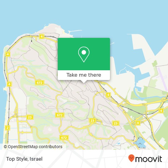 Top Style, נורדאו חיפה, חיפה, 33124 map