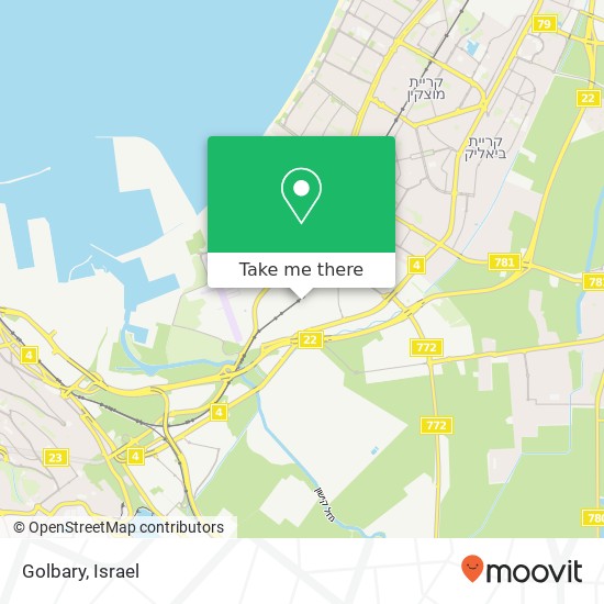 Карта Golbary, אזור התעשייה הישן, חיפה, 30000