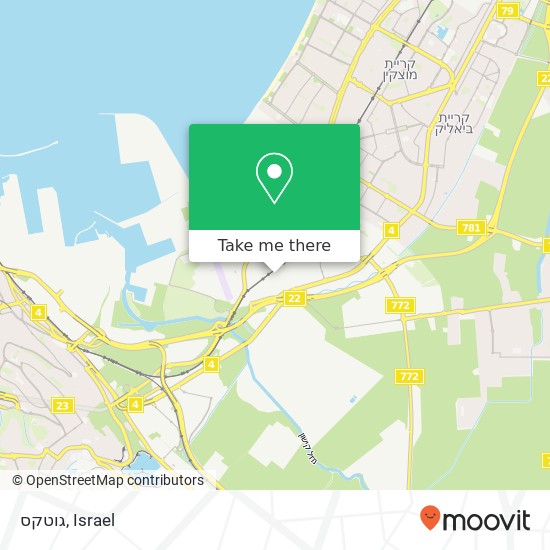 גוטקס, הקיטור חיפה, חיפה, 30000 map