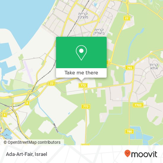 Карта Ada-Art-Fair, דרך חיפה קרית אתא, 28226
