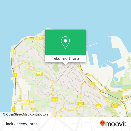 Jack Jaccov, שבתאי לוי חיפה, חיפה, 33304 map