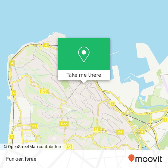 Карта Funkier, הרצל חיפה, חיפה, 33503