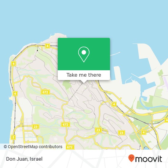 Don Juan, הרצל חיפה, חיפה, 33502 map