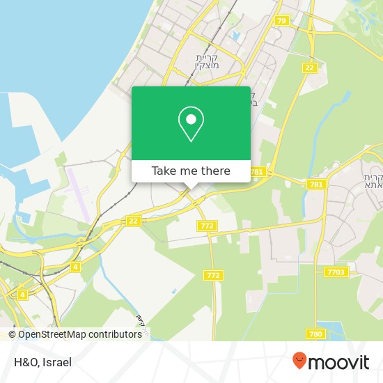 H&O, חיפה, חיפה, 30000 map