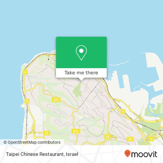 Taipei Chinese Restaurant, שדרות בן גוריון המושבה הגרמנית, חיפה, 35663 map