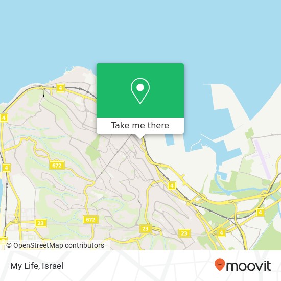 My Life, נתנזון חיפה, חיפה, 30000 map