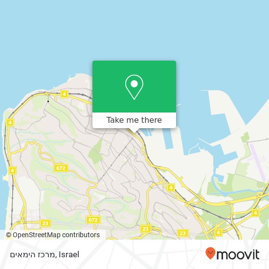 Карта מרכז הימאים, דרך העצמאות חיפה, חיפה, 33033