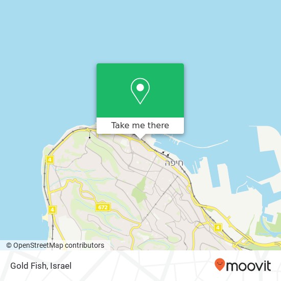 Gold Fish, זיסו א ל קרית אליהו, חיפה, 35252 map