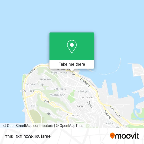 Карта שווארמה חאזן פורד