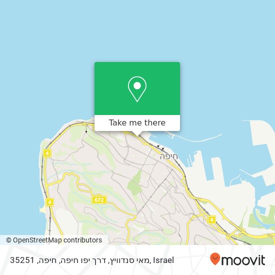 מאי סנדוויץ, דרך יפו חיפה, חיפה, 35251 map