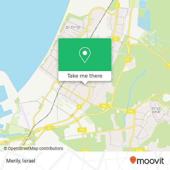 Merily, שדרות גושן משה קרית מוצקין, חיפה, 26310 map