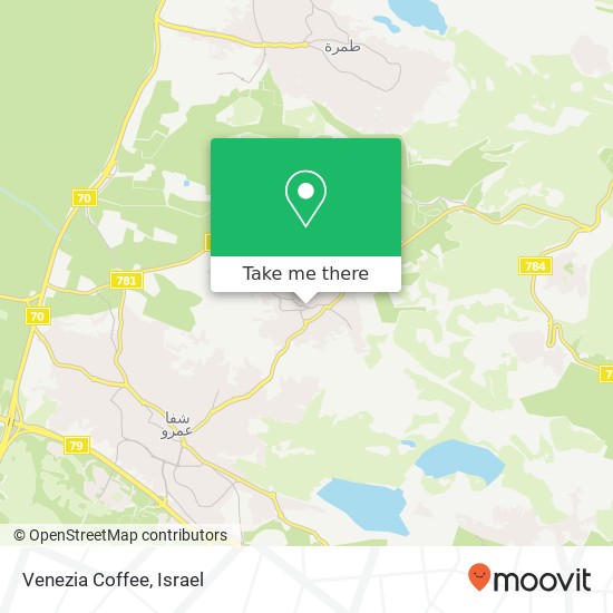 Venezia Coffee, אעבלין, עכו, 30012 map