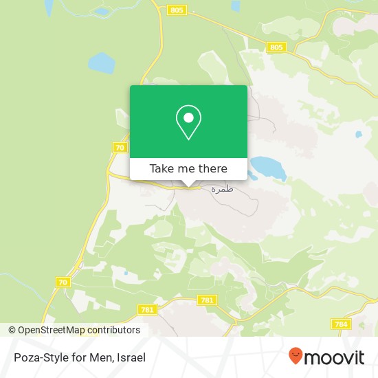 Poza-Style for Men, טמרה, עכו, 30811 map