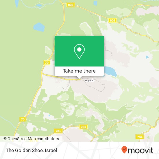 The Golden Shoe, טמרה, עכו, 30811 map