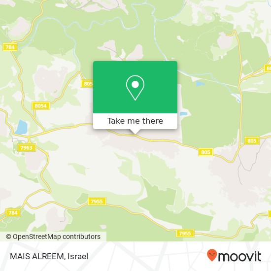 Карта MAIS ALREEM, אלגליל סח'נין, עכו, 20173