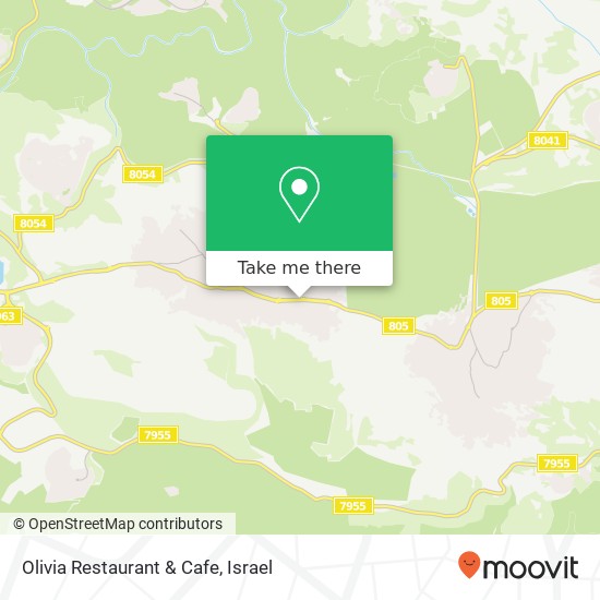 Карта Olivia Restaurant & Cafe, אלגליל סח'נין, 20173