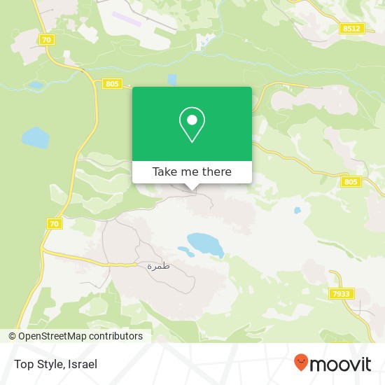 Top Style, כאבול, עכו, 24963 map