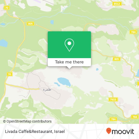 Карта Livada Caffe&Restaurant, כאבול, 24963