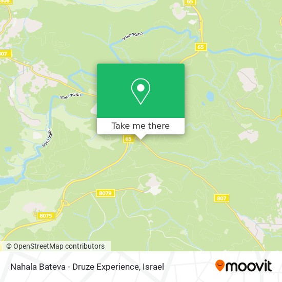 Nahala Bateva - Druze Experience map