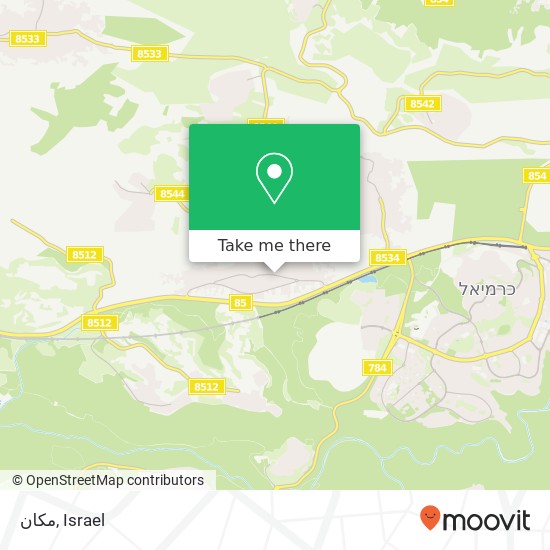مكان, מג'ד אל-כרום, עכו, 20190 map