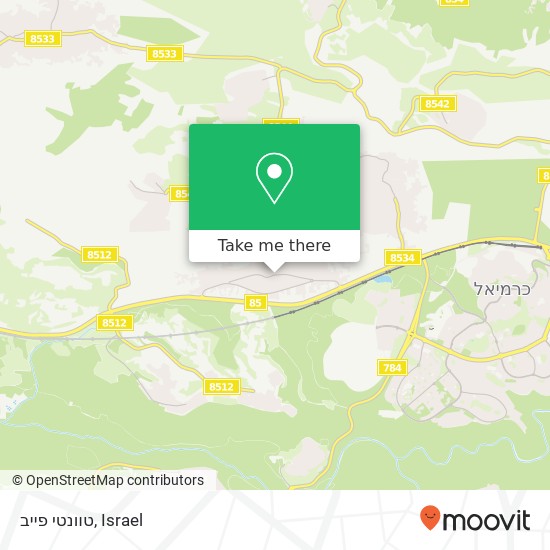 טוונטי פייב, מג'ד אל-כרום, עכו, 20190 map
